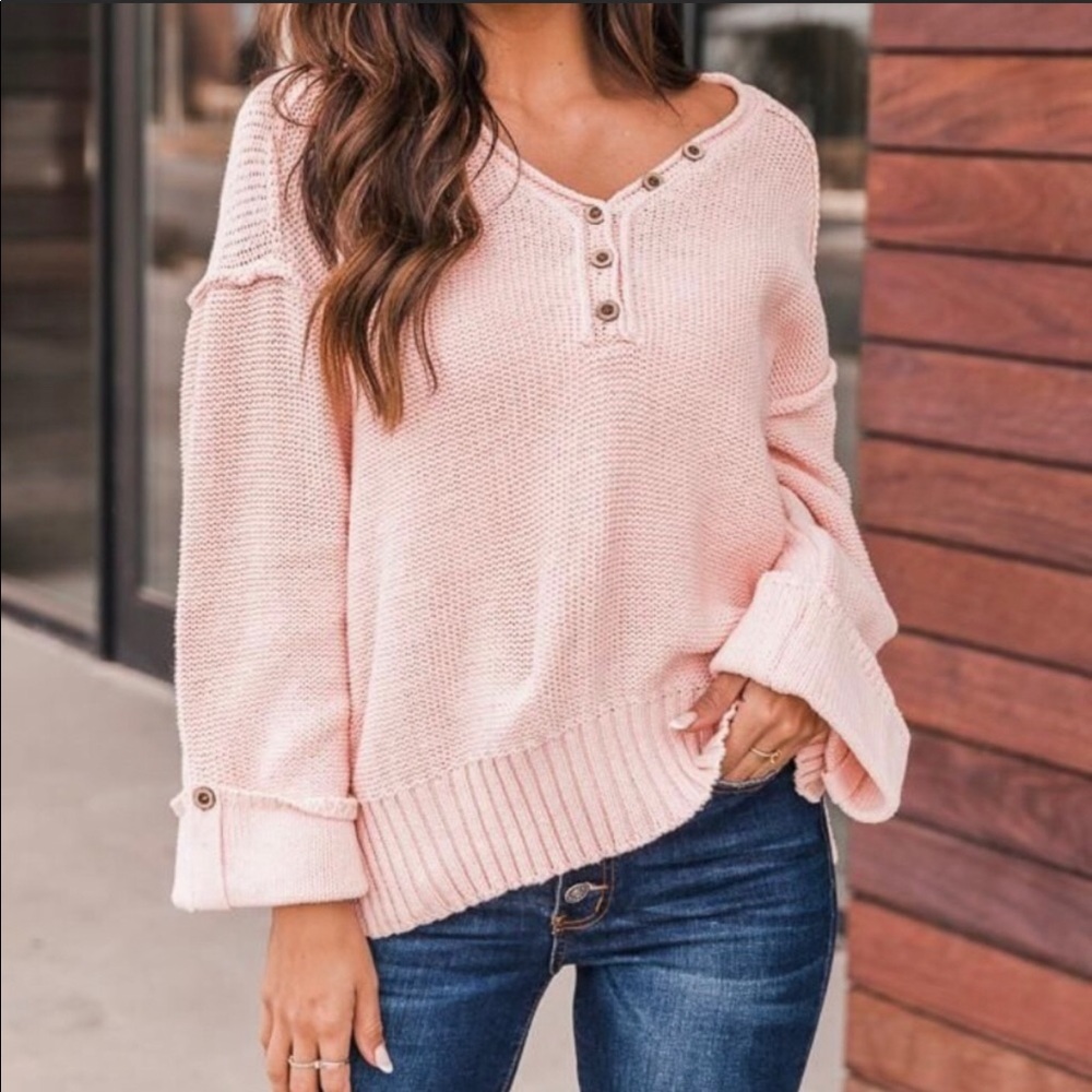 Pink Lily Sweater